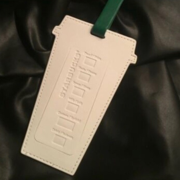 🆕 Starbucks Leather Luggage Tag Limited Edition - Picture 3 of 7